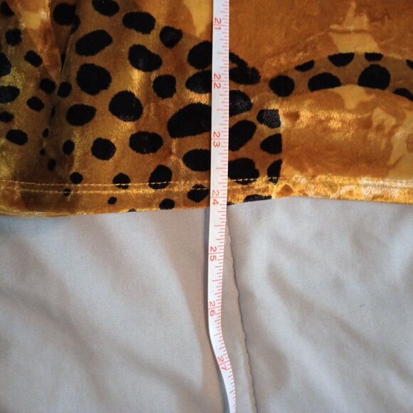 2 Pc Sofia Intimates PJ Set XL (16-18) Black Gold Leopard Print. Soft Cozy - Picture 6 of 12